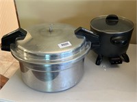 Mirro Pressure Cooker & Small Deep Fryer