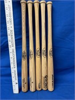 Miniture Louisville Slugger baseball bats