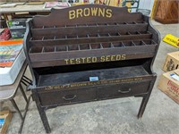 Alfred Brown Seed Co. Store Display - 42" x 42"