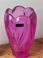 Waterford Pink Marquis Crystal Vase