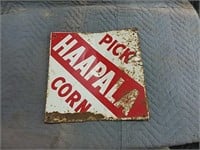 Pick HAAPALA Corn sign 12"x12"