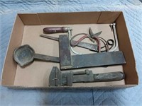 assortment of vintage hand tools
