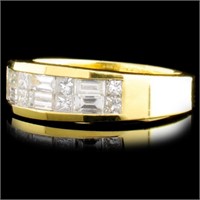 18K Diamond Ring with 0.78ctw Gold