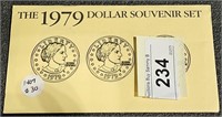 The 1979 Dollar Susan B Anthony Souvenir Set w/