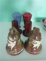 3 pairs of salt and pepper shakers
