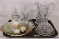 Bavaria And Noritake pcs, Cut Glass pcs.