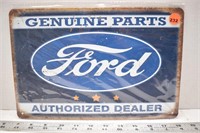 Decorative tin sign (12" x 8") - Ford Parts