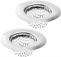 2 PCS- 2.25" Top / 1" Basket- Sink Strainer