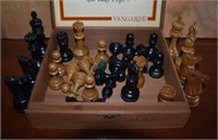 Chess Set in Cigar Box