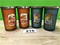 Perfect Harvest 17 oz Scented Candle lot of 4