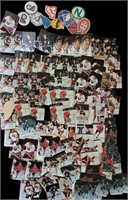 LARGE LOT GLOSSY O-PEE-CHEE HOCKEY CARDS