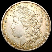 1891-O Morgan Silver Dollar CHOICE AU