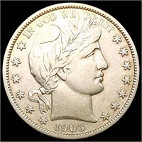 1903-S Barber Half Dollar CHOICE AU