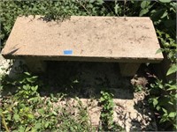 Vintage Marble/Granite Garden Bench