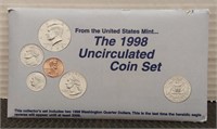 1998 United States mint uncirculated coin set
