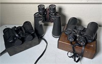 3x Pairs Of Binoculars; Bushnell, Sears