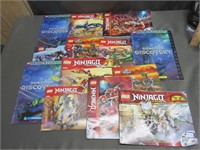 Lot of Lego Instruction Booklets Ninjago Storm