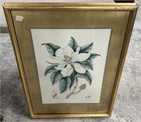 Mitvoy Magnolia Framed Lithograph