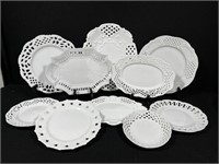 Decorative White Plates