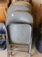 Approx 8 - Metal Chairs