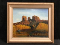 "Courthouse Rock"Oil on Canvas By Wilson