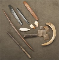 Collection of 12 pieces of Flint and Tools