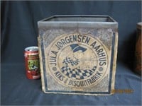 Jorgensen Biscuit Container Advertising