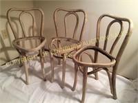 VINTAGE BENTWOOD ICE CREAM PARLOR CHAIRS - 3