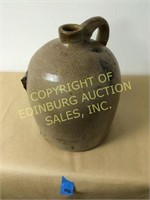 ANTIQUE JUG WITH HEAVY BAKED-IN BURRS
