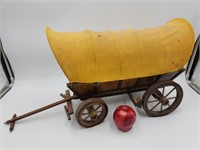 Vtg Canvas Covered Conestoga Pioneer Wagon