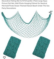 MSRP $28 2 Pack Decorative Fishing Net