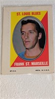 1970 71 Topps Hockey Stamp St Marseille