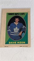 1970 71 Topps Hockey Stamp Dave Keon