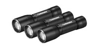 FB88888 750 Lumens Aluminum LED Flashlights 3pk