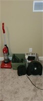 Estate lot of a vacuum, heater, fan, ect