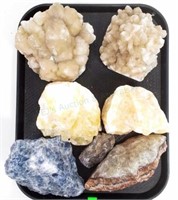 (7) Assorted Mineral Specimens, Calcite