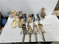 Decorative stick dolls