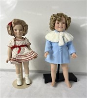 Two vintage Shirley Temple dolls