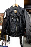 Harley Davidson Shovelhead Womens Black Leather