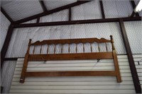 King Size Wooden Headboard w/ Hollywood Frame