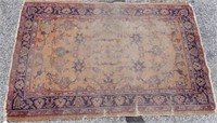 SMALL RED ORIENTAL RUG 58x38