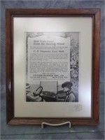 1915 Ad for Steering Column Shift