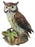 Vintage Ceramic Owl Figure by JSC