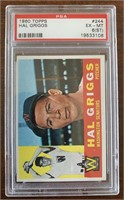 HAL GRIGGS 1960 TOPPS PSA 6
