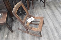 Wicker Childrens Rocking Chair Project