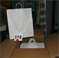 Box of bags: 125+, 16" x 6" x 19"