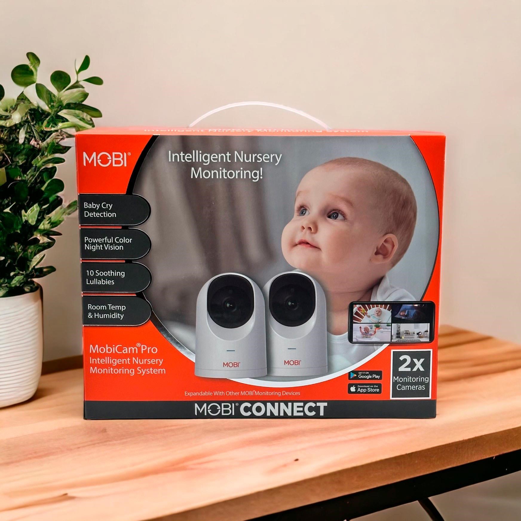 $120  MOBI Cam PRO HD, Baby Monitor, White