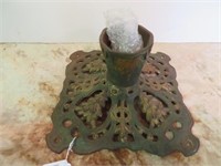 Vintage Cast Iron Square Christmas Tree Stand