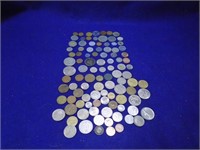 Bag of 100 Different World Coins