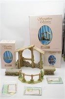 Seraphim Classics Nativity Stable, Fence & Ledges